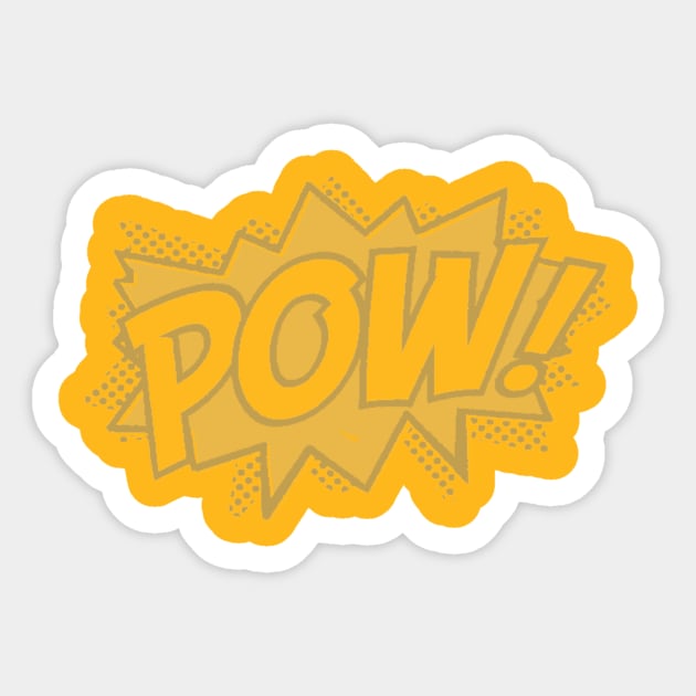 POW! Sticker by xavier1234